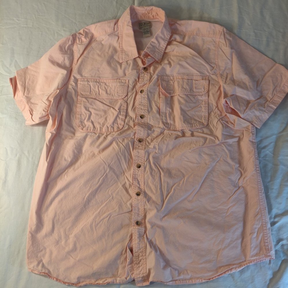 L.L. Bean Short Sleeve Shirt XL Good Condition